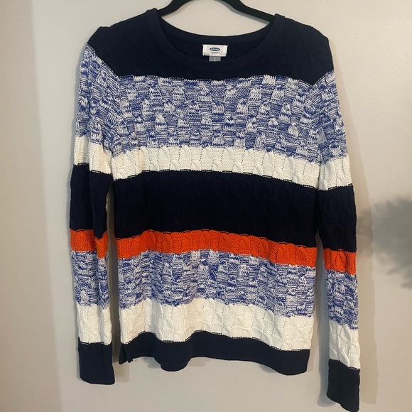 Multicolored stripped Old Navy Brand sweater. Size S. Worn once. - Picture 1 of 2